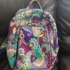 Vera Bradley Laptop Backpack Heather Print